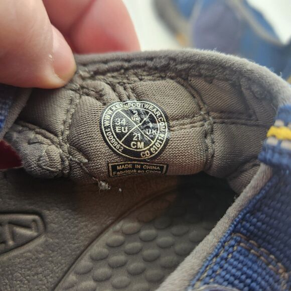 Keen Newport H2 Slingback Fishing Hiking Sandals Kids Youth Blue Size 2 US - Picture 8 of 8